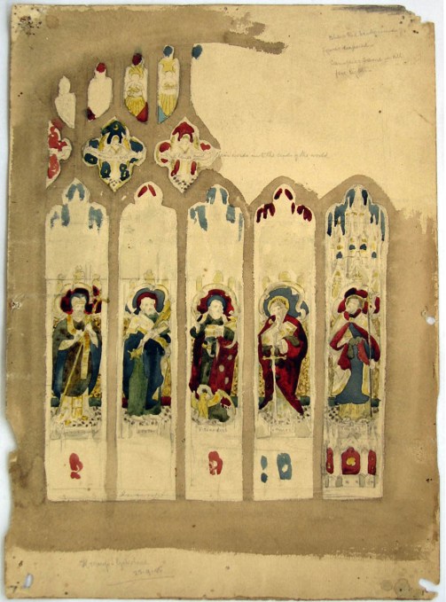 Five light saints Gateshead sketch copy
