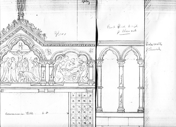 Reredos evelation drawing013